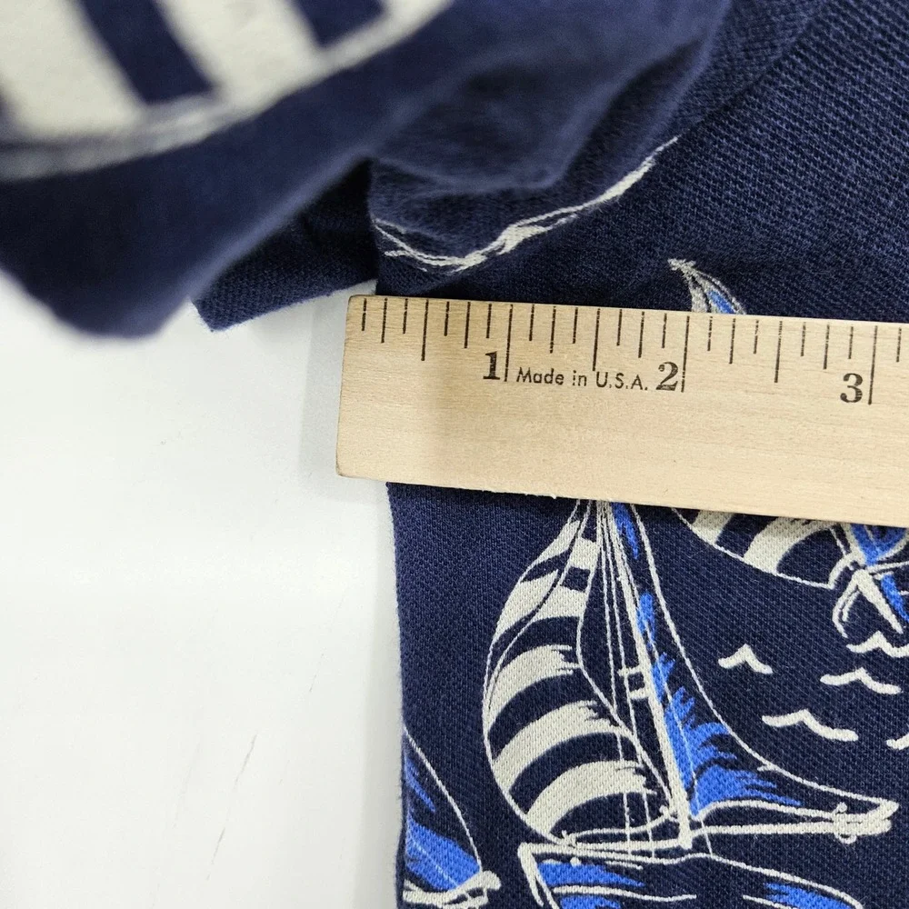 Polo Ralph Lauren‎ Shirt Mens XXL Blue Sails AOP Button Up Featherweight Mesh